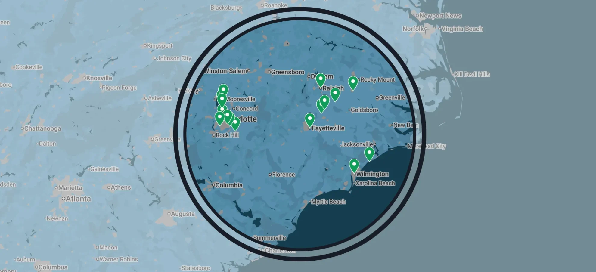 Map Form Full Width Frame